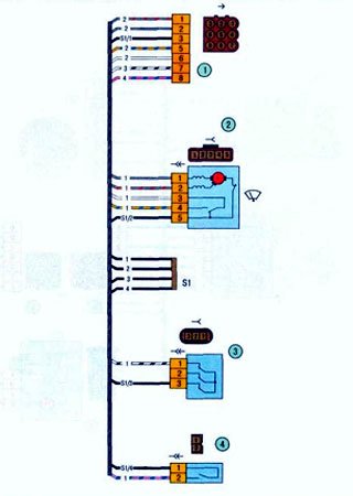 Electrical wiring diagrams for VAZ-1118 «LADA Kalina»