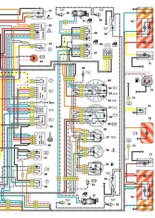 Electrical wiring diagrams for VAZ-2106 «Zhiguli-1600»