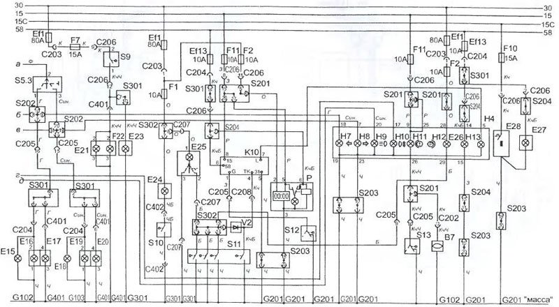 Electrical wiring diagrams for Daewoo Sens Download Free