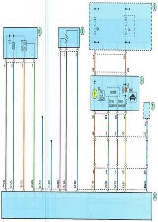 Electrical wiring diagrams for Kia Shuma