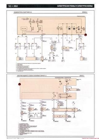 Electrical wiring diagrams for Kia Morning
