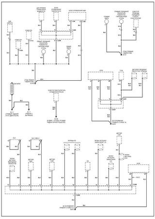 Electrical wiring diagrams for Kia Sportage NB-7 (Kia Sportage I)