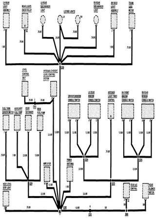 Electrical wiring diagrams for BMW 6 Series E24 L6