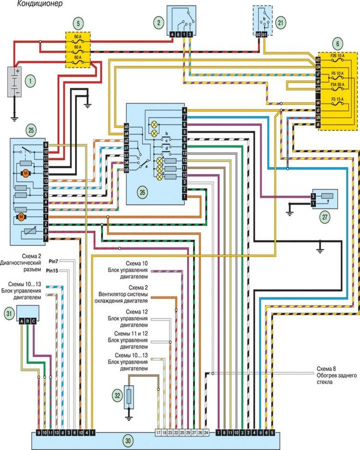 Electrical wiring diagrams for Dacia Logan I Download Free  Dacia Logan Electrical Wiring Diagram    avtobase.com