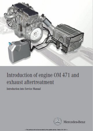 Manual de servicio de motor Mercedes-Benz OM471