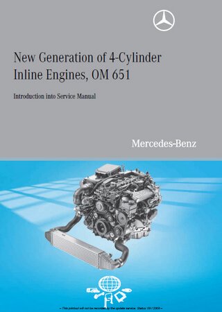 Service manual for engine Mercedes-Benz OM651
