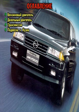 Repair manual for cars TagAZ Road Partner (SsangYong Musso, SsangYong MJ, Daewoo Musso, Mercedes-Benz Musso, Morattab Musso)
