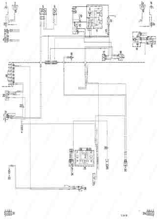 Electrical wiring diagrams for Ford Taunus TC1 (Ford Cortina MK3)