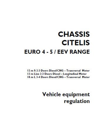 Service manual for buses Iveco (Irisbus) Citelis