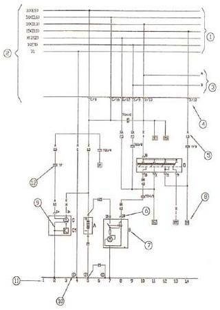 Electrical wiring diagrams for car Chery Amulet (A15, A168, Cowin, Flagcloud, Qiyun, Viana)