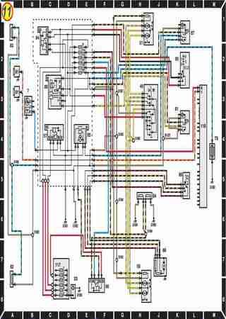Schematy elektryczne samochodu Ford Escort