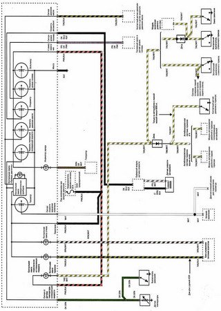 Electrical wiring diagrams for car Chevrolet Tahoe GMT400 (Chevrolet Tahoe I)