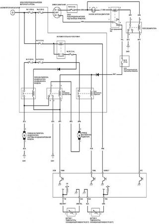 Electrical wiring diagrams for car Honda Civic VIII (2005-2012)