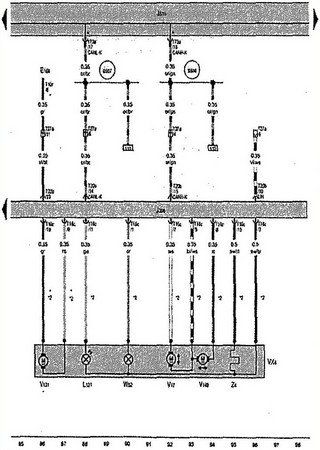 Electrical wiring diagrams for car Skoda Octavia 5E (Skoda Octavia Scout, Skoda Octavia III)