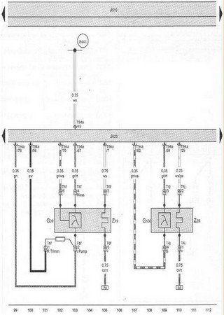 Electrical wiring diagrams for car SEAT Toledo KG (SEAT Toledo IV, Skoda Rapid I)