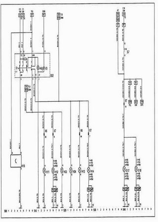 Electrical wiring diagrams for car Vauxhall Corsa B (Opel Corsa B)