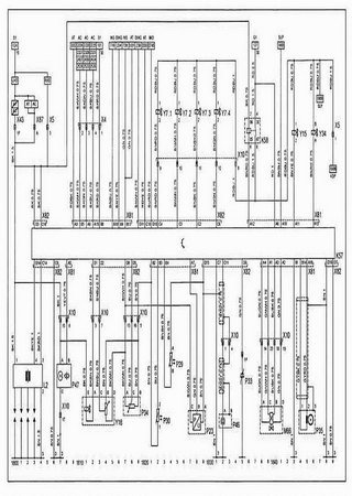 Electrical wiring diagrams for car Chevrolet Chevy C2 (Opel Corsa B)