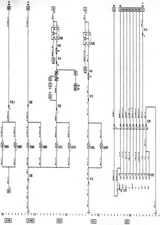 Electrical wiring diagrams for car Opel Vita C (Opel Vita II, Opel Corsa C)