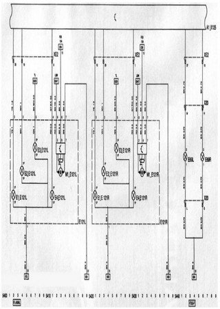 Electrical wiring diagrams for car Vauxhall Vectra C (Opel Vectra C)