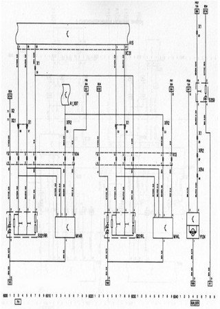 Electrical wiring diagrams for car Chevrolet Vectra C (Opel Vectra C)